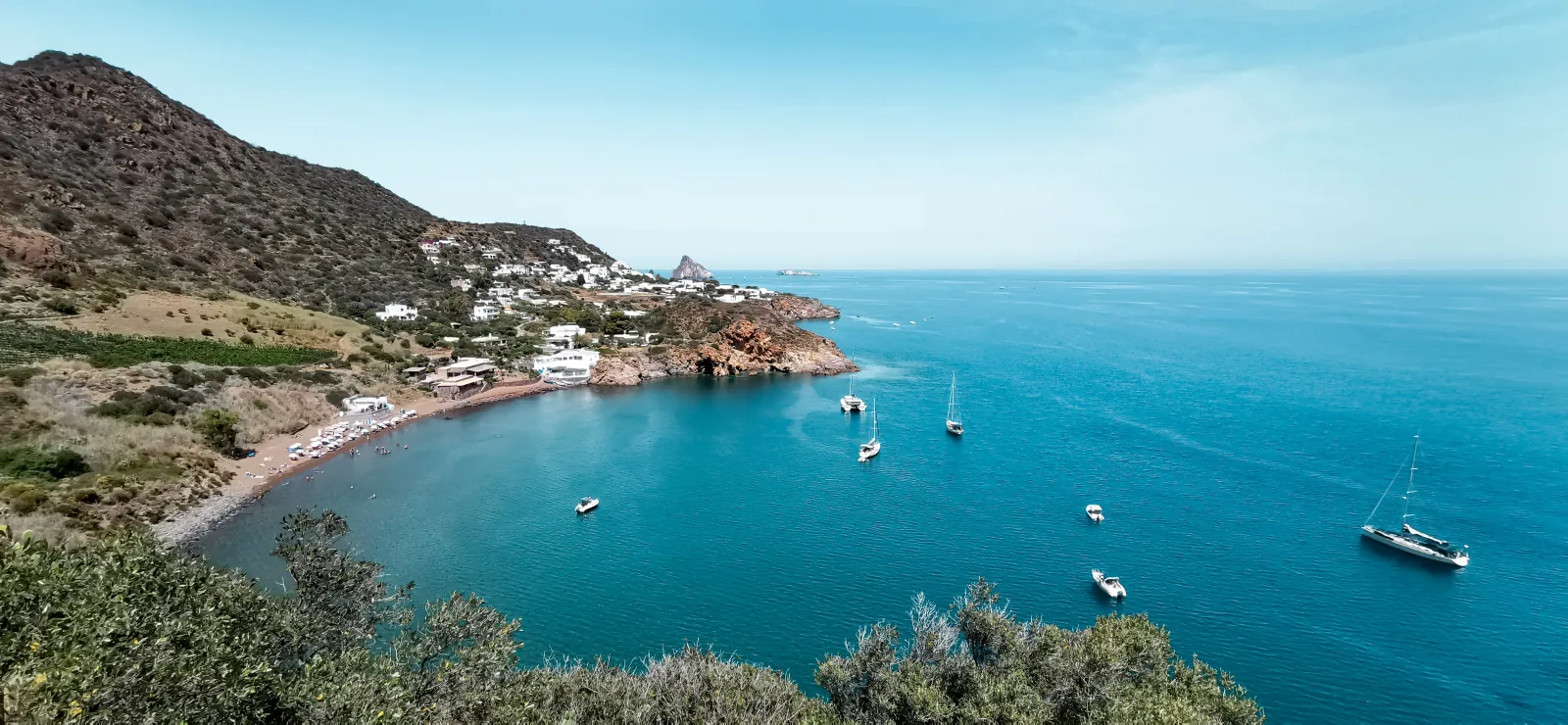 Cala Junco's turquoise bay on Panarea
